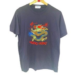 Hong Kong Embroidered T-Shirt Dragon